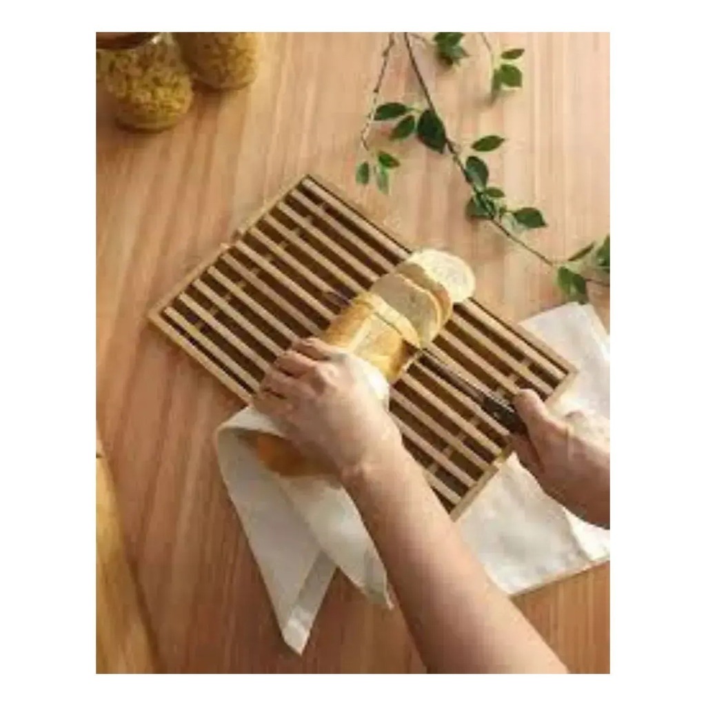 Tabla Madera De Corte Bambu Para Pan