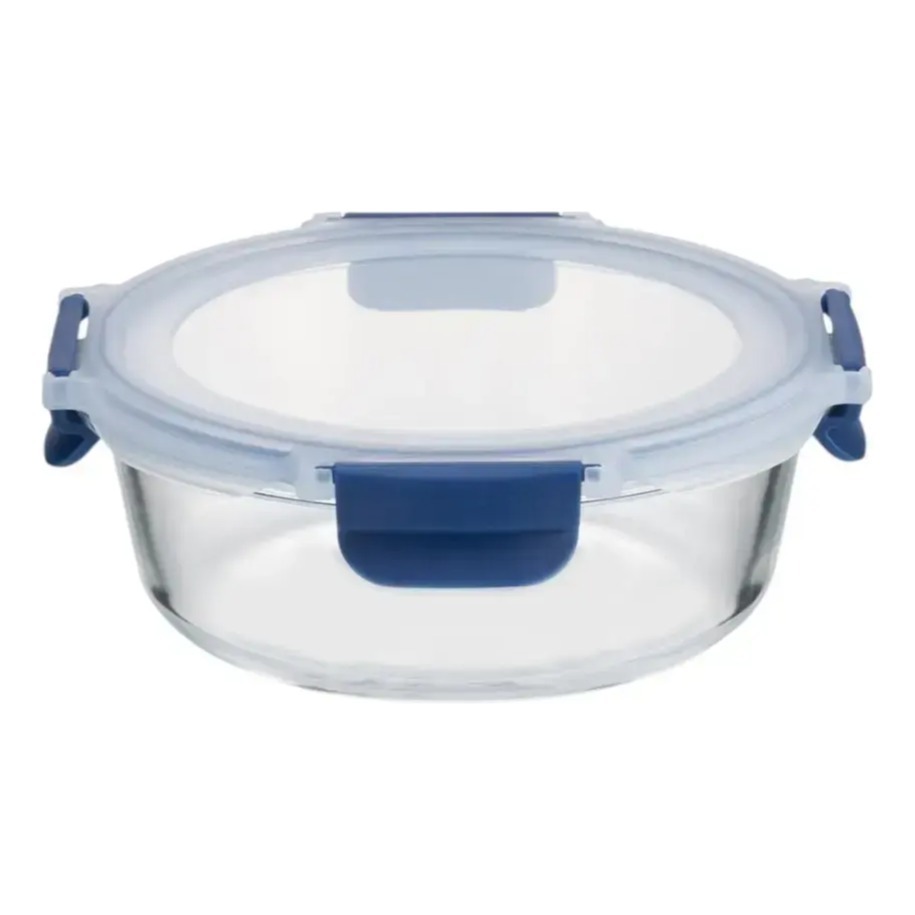 Tuper Vidrio Hermetico Redondo Horno Frezzer Microondas L